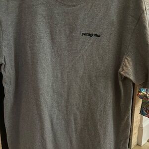 Patagonia Gray Short Sleeve Tee Classic Crew Neck